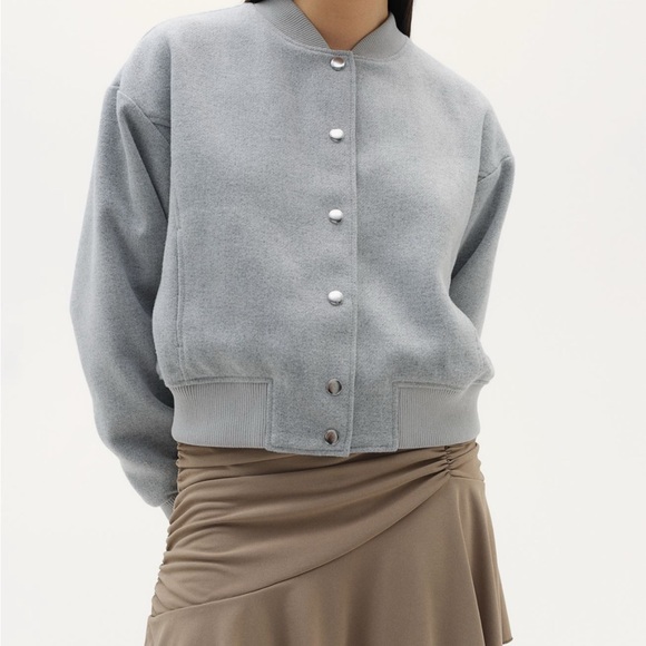 H&M Felted Bomber Jacket - Picture 9 of 12